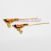 Peacock Flute for Shringar set of 2
